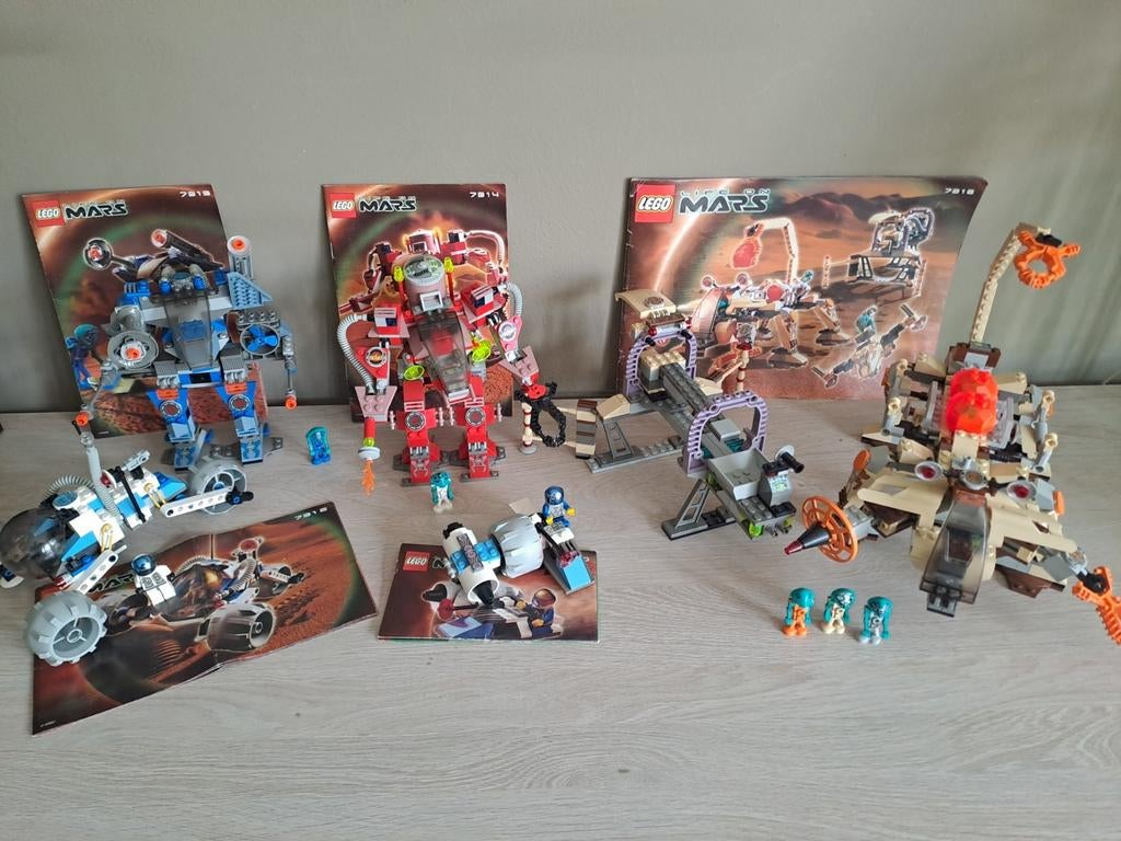 Vintage Lego Life on Mars 7316 7314 7313 7310 7312, Enlèvement, Comme neuf, Lego