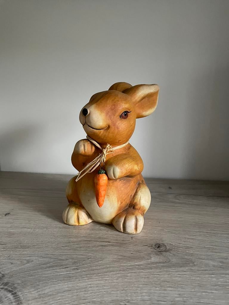 Decoratief konijn van keramiek - Lente-/paasdecor, Ophalen, Zo goed als nieuw