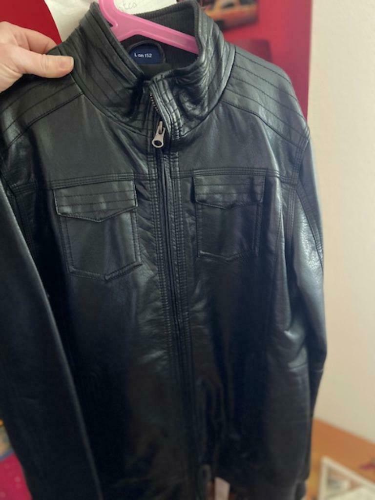 Blouson garçon type cuir - 12 ans - impecc, WE, Trui of Vest, Ophalen of Verzenden, Zo goed als nieuw