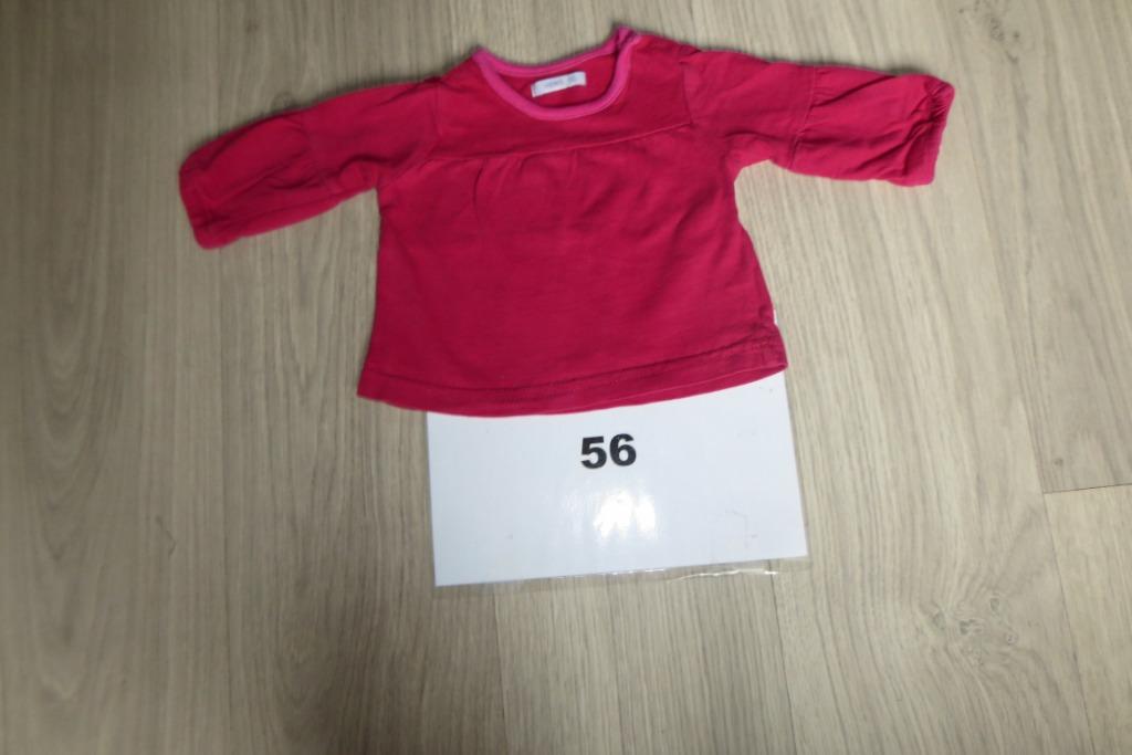 Shirt merk Hema maat 56 meisjes Foto 2403, Kinderen en Baby's, Babykleding | Maat 56, Meisje, Ophalen of Verzenden, Zo goed als nieuw