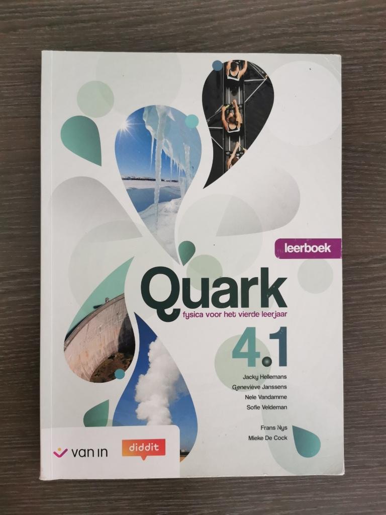 Quark 4.1 leerboek fyscica 4de jaar ASO, Boeken, Ophalen, ASO, Natuurkunde, Zo goed als nieuw