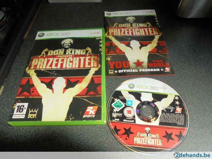 X-box 360 Don King presents Prizefigther (orig-compl), Consoles de jeu & Jeux vidéo, Jeux | Xbox 360, Enlèvement ou Envoi, Utilisé