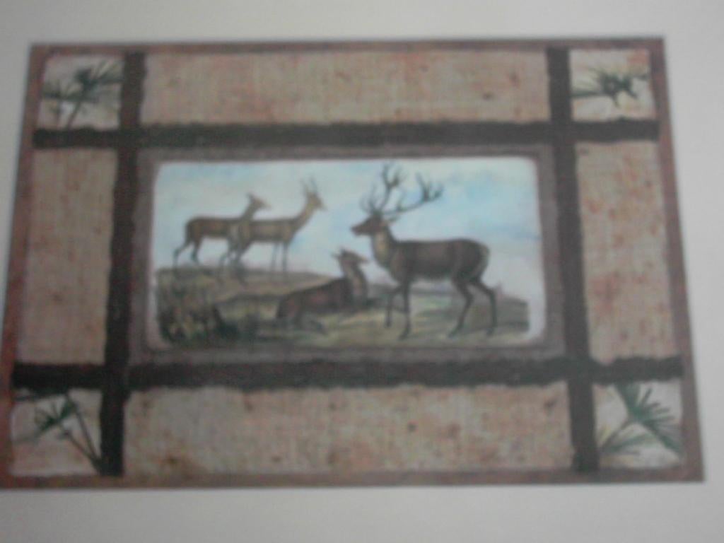 Ensemble de 2 cadres Fancy Deer, Enlèvement ou Envoi