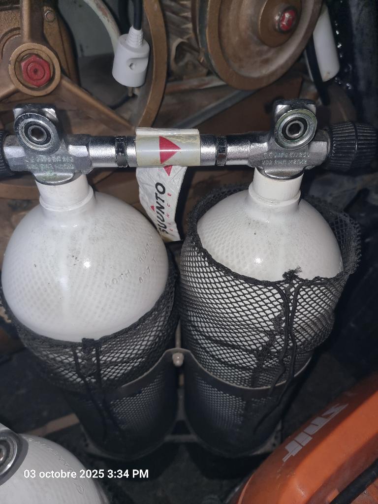 Lot bouteilles de plongées neuves, Enlèvement, Neuf, Bouteille de plongée