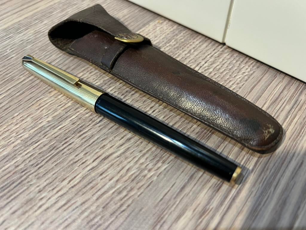 POINTE F EN OR LAMINÉ PELIKAN 30, Enlèvement ou Envoi, Comme neuf