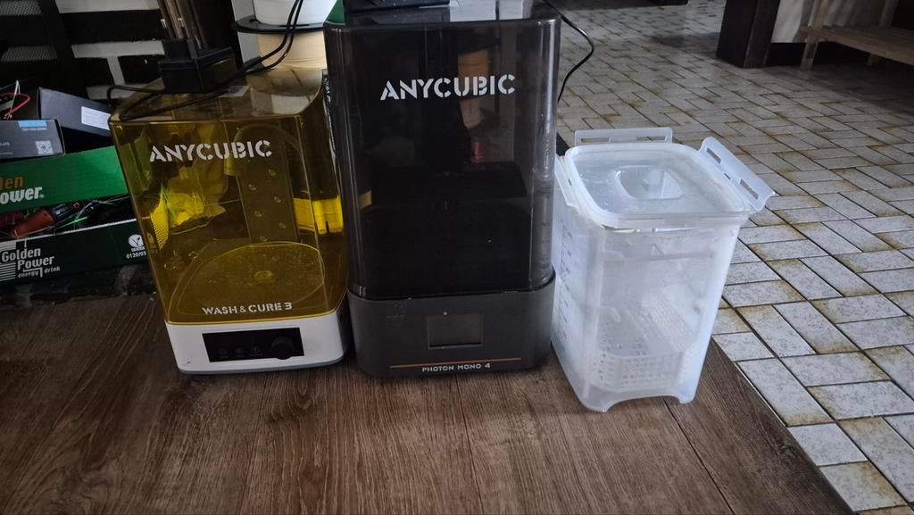 Anycubic photon mono 4 et anycubic wash&cure 3