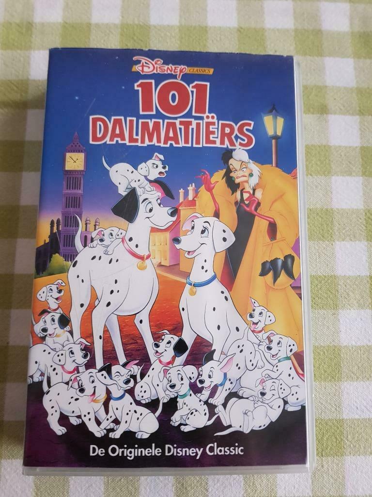 Cassette Disney vhs 101 Dalmatiens, Enlèvement ou Envoi, Dessin animé, Tous les âges, Utilisé