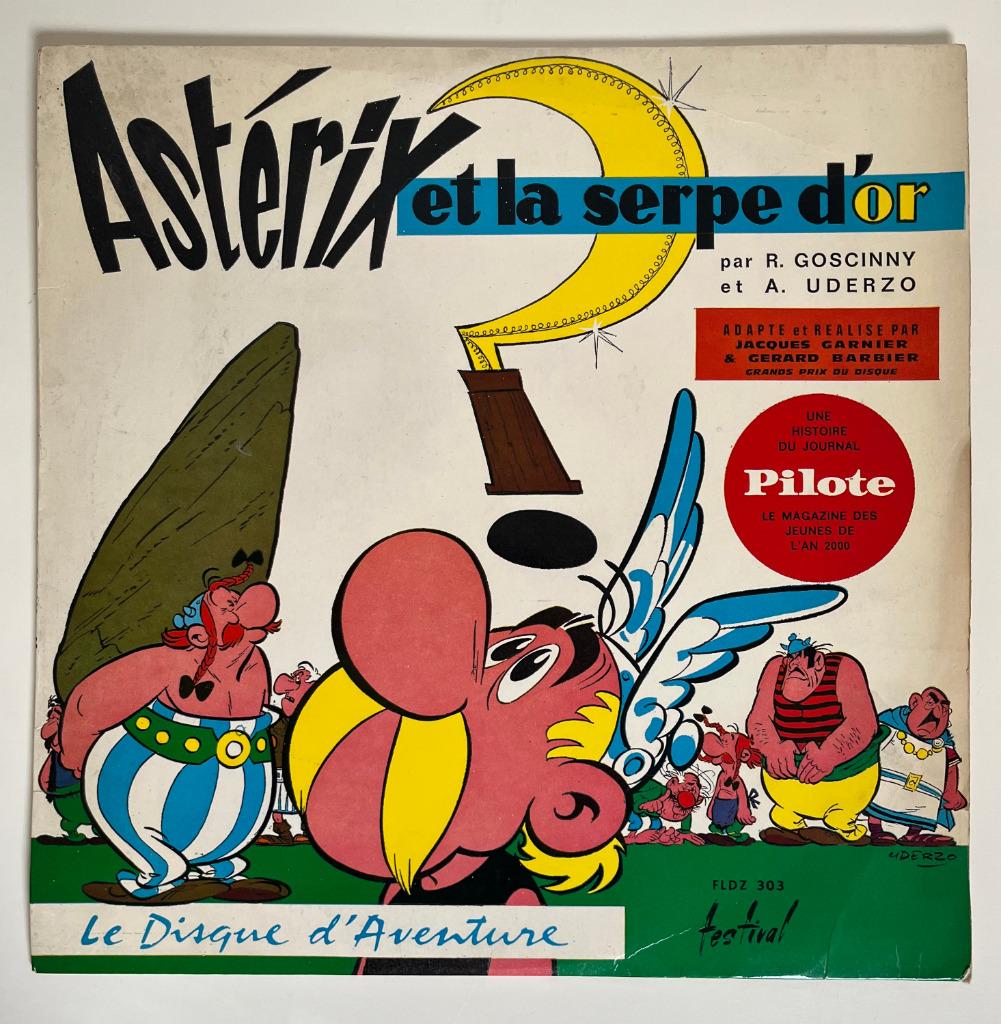 Astérix - La Serpe d'or - LP - Adventure Disques - 1966, Envoi, Uderzo -Goscinny