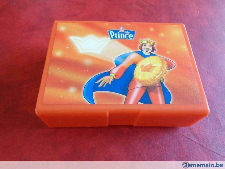 Boîte en plastique. Marque: "LU" Prince. Vintage, Collections, Marques & Objets publicitaires, Comme neuf, Enlèvement ou Envoi