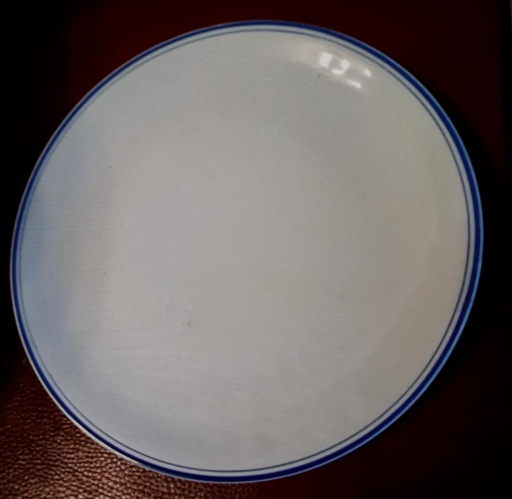 Assiette deco porcelaine de baudour, Ophalen of Verzenden