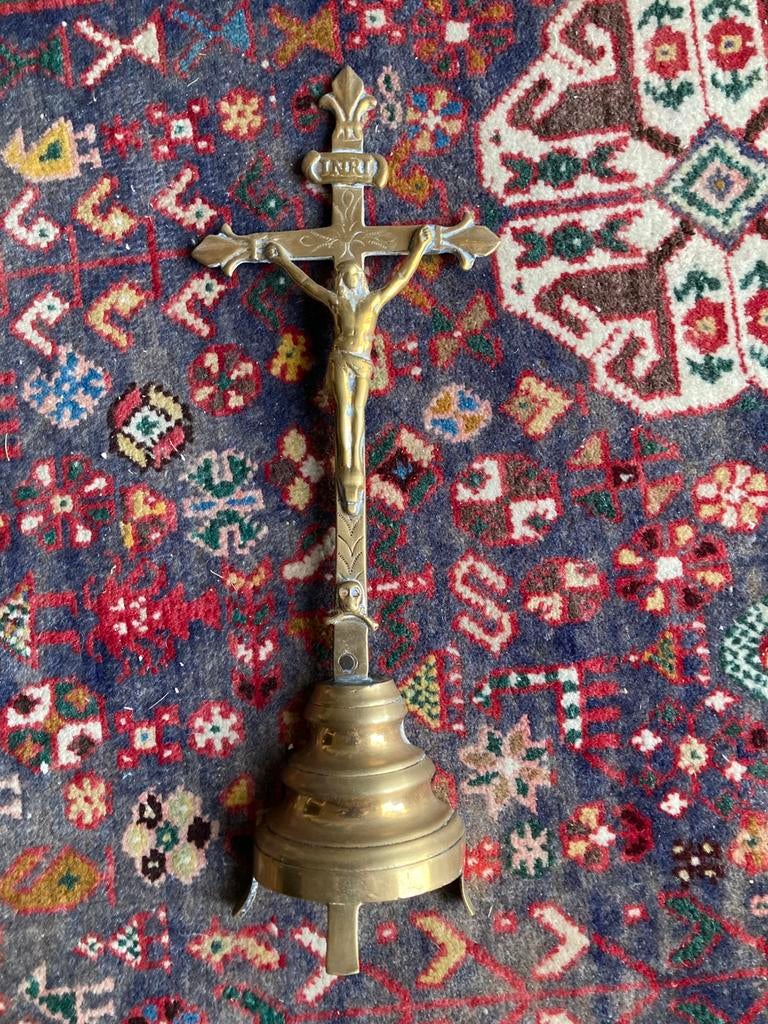 Koperen crusifix, Ophalen of Verzenden