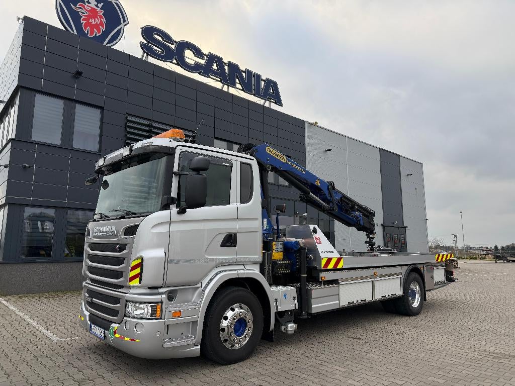 Remorque Scania G280 Tischer Palfinger Abschleppwagen, Autos, Camions, Achat, Scania, Autre, Entretenue par le concessionnaire