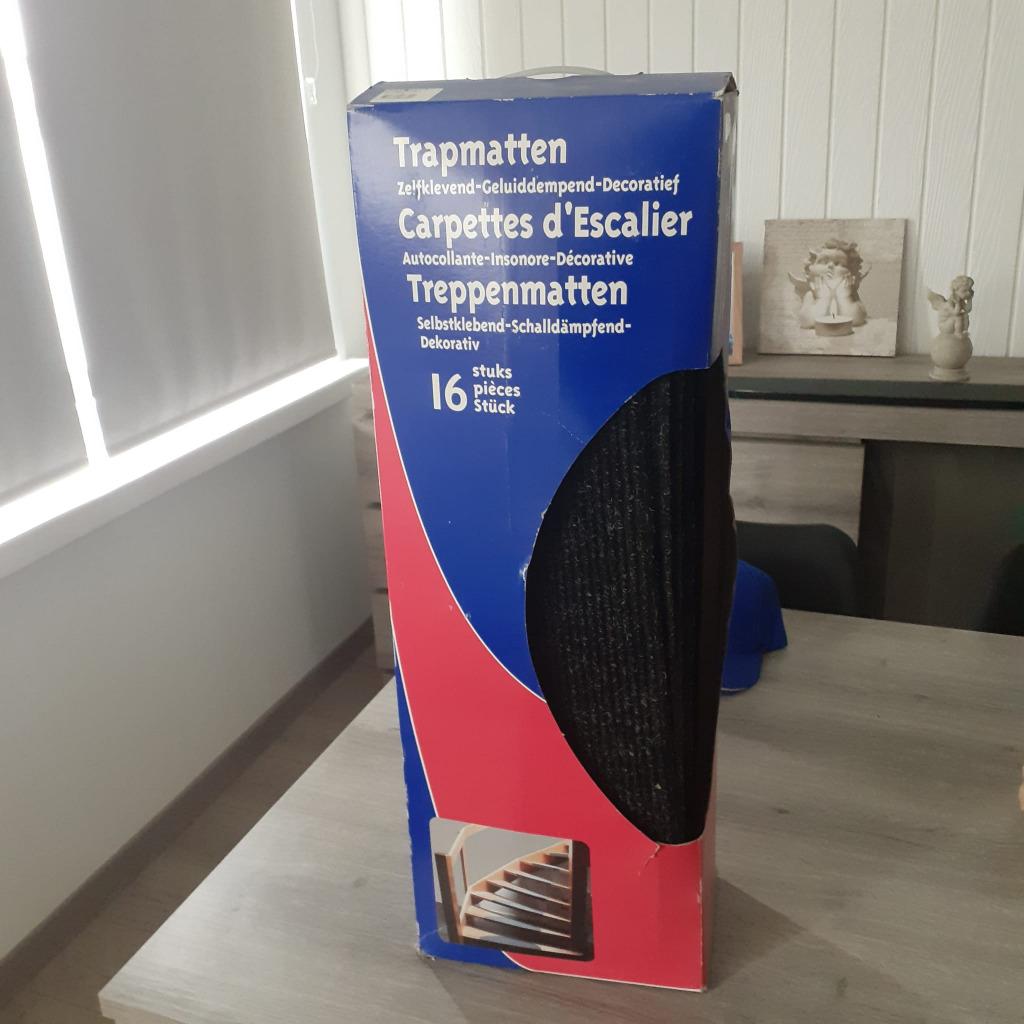 Zelfklevende trapmatten, Ophalen, Nieuw, Zwart