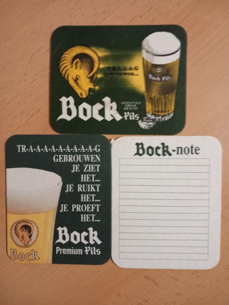 Bierviltjes Bock (483), Verzamelen, Ophalen of Verzenden, Zo goed als nieuw