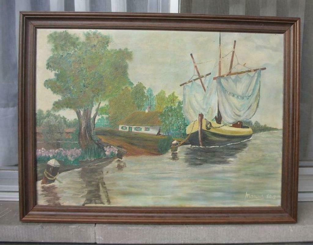 schilderij met certificaat, Enlèvement ou Envoi