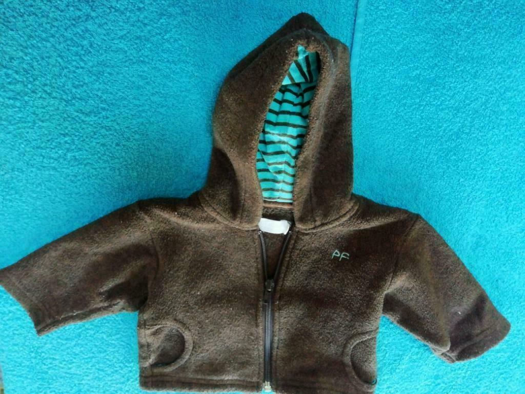 Veste polaire marron à capuche P'tit Filou taille 62, Enfants & Bébés, Enlèvement ou Envoi, Pull ou Veste, P'tit Filou, Utilisé