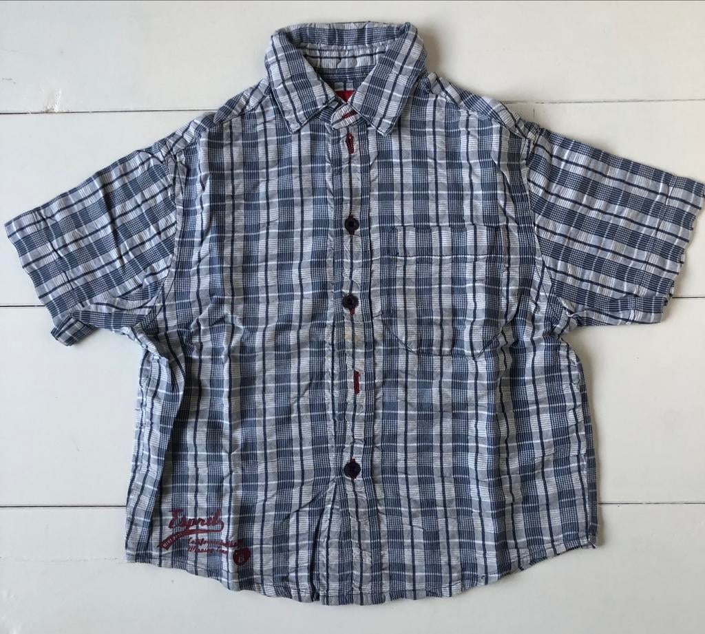 Chemise à carreaux Esprit 92 98, Enfants & Bébés, Vêtements enfant | Taille 92, Garçon, Enlèvement ou Envoi, Chemise ou Chemisier