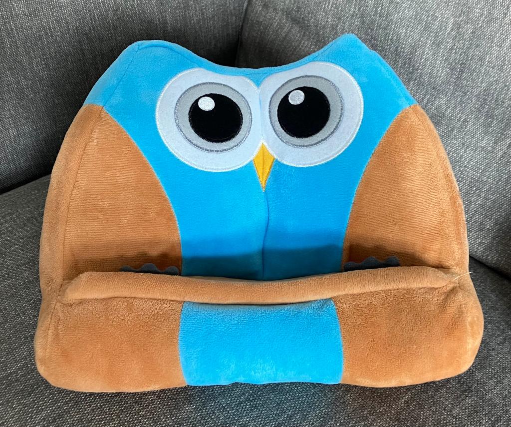 Cuddly reader bookseat owl leeskussen uil, Ophalen, Zo goed als nieuw