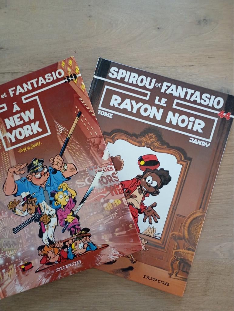 Spirou et Fantasio à New York + Rayon noir Tome et Janry EO, Boeken, Stripverhalen, Zo goed als nieuw, Meerdere stripboeken, Ophalen of Verzenden