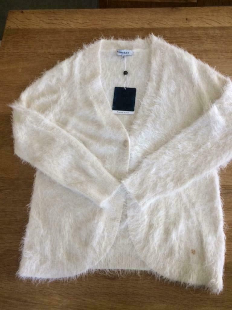 Terre Bleue gilet ecru 16 jaar Nieuwstaat!!!, Terre Bleue, Meisje, Trui of Vest, Nieuw