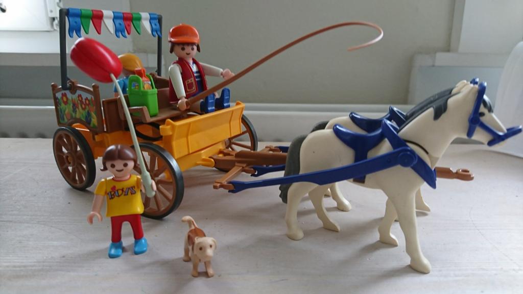 Playmobil paardenkoets 4186, Ophalen of Verzenden, Zo goed als nieuw
