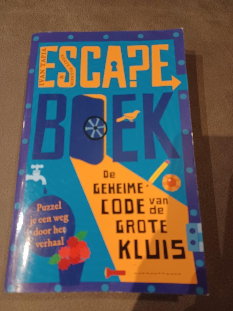 Escape boek: de geheime code van de grote kluis, Ophalen, Zo goed als nieuw, Puzzelen