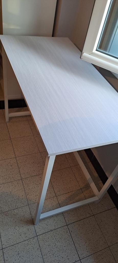 Bureau d'Ordinateur Blanc matt neuf /Article vendu ✅️, Maison & Meubles, Enlèvement, Réglable en hauteur, Neuf