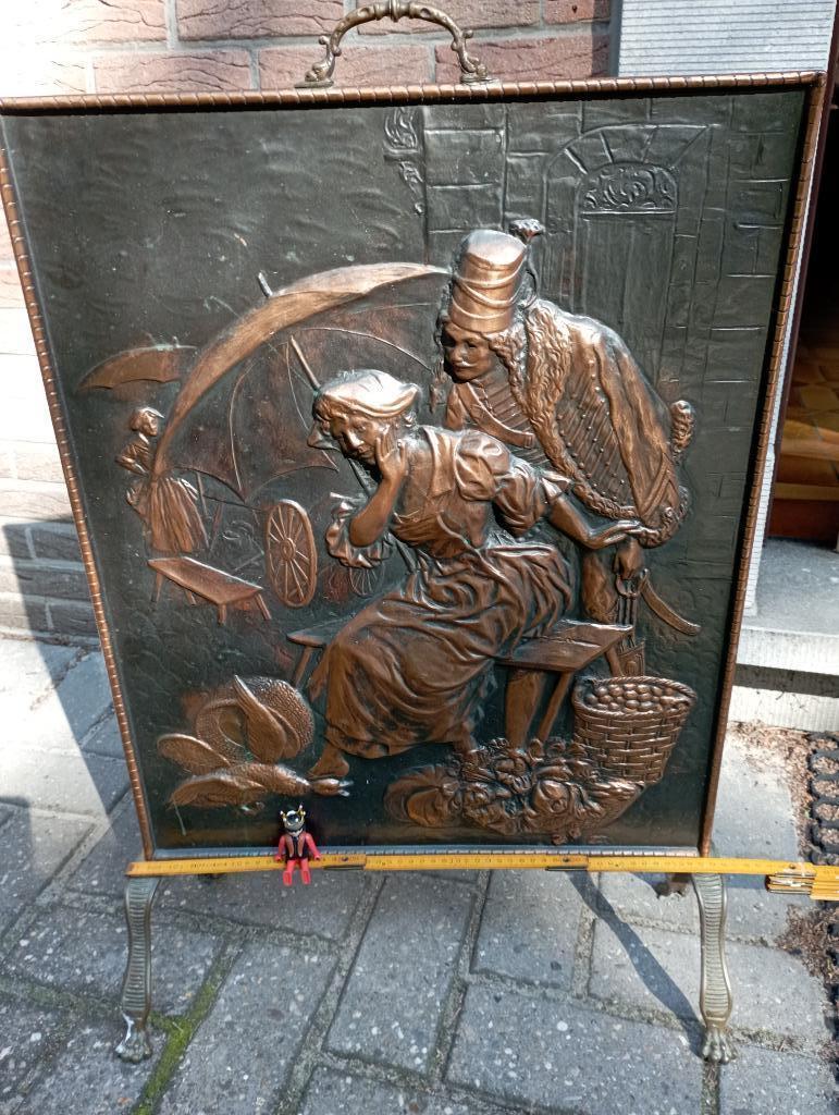 576) Groot haard scherm (Firescreen) ENKEL AFHALEN, Ophalen