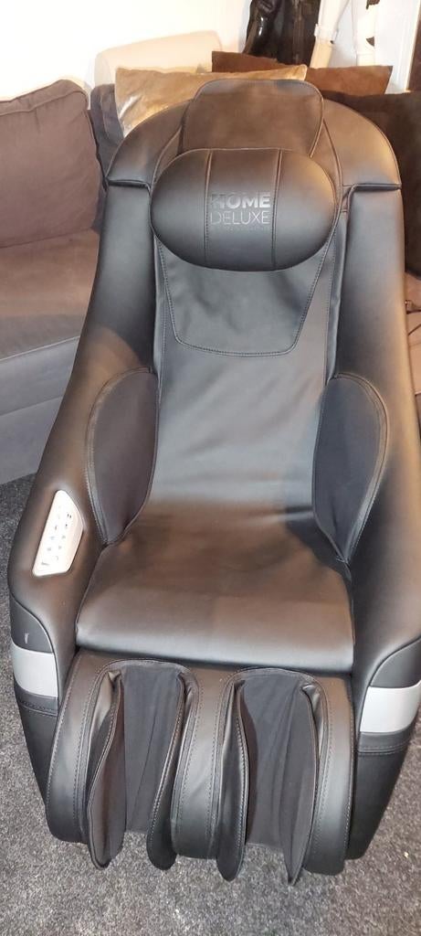Fauteuil de massage noir Home Deluxe. Parfait état., Enlèvement