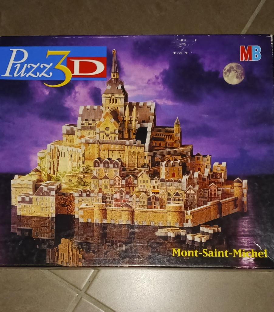 3D puzzel Mont Saint Michel, Enlèvement, Moins de 500 pièces, Comme neuf, Rubik's Cube ou Puzzle 3D