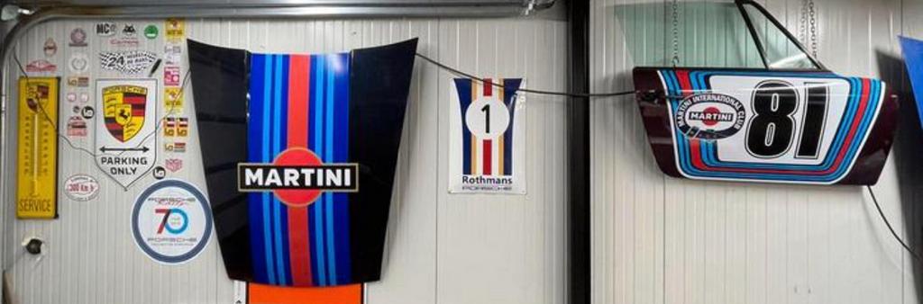 Decoratie Porsche Martini koffer kap 911 964, Auto-onderdelen, Ophalen, Gebruikt, Porsche