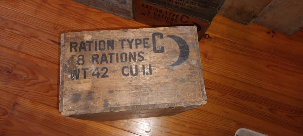 Caisse de rationUS WW2 Fieldkitchen C, Collections, Enlèvement ou Envoi, Armée de terre, Caisse ou Géocache