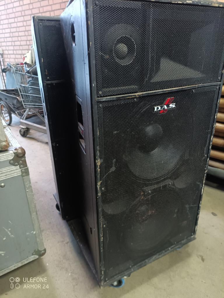 Das rf215 dubbel 15" JBL 2226h, Ophalen, Gebruikt, JBL, 120 watt of meer