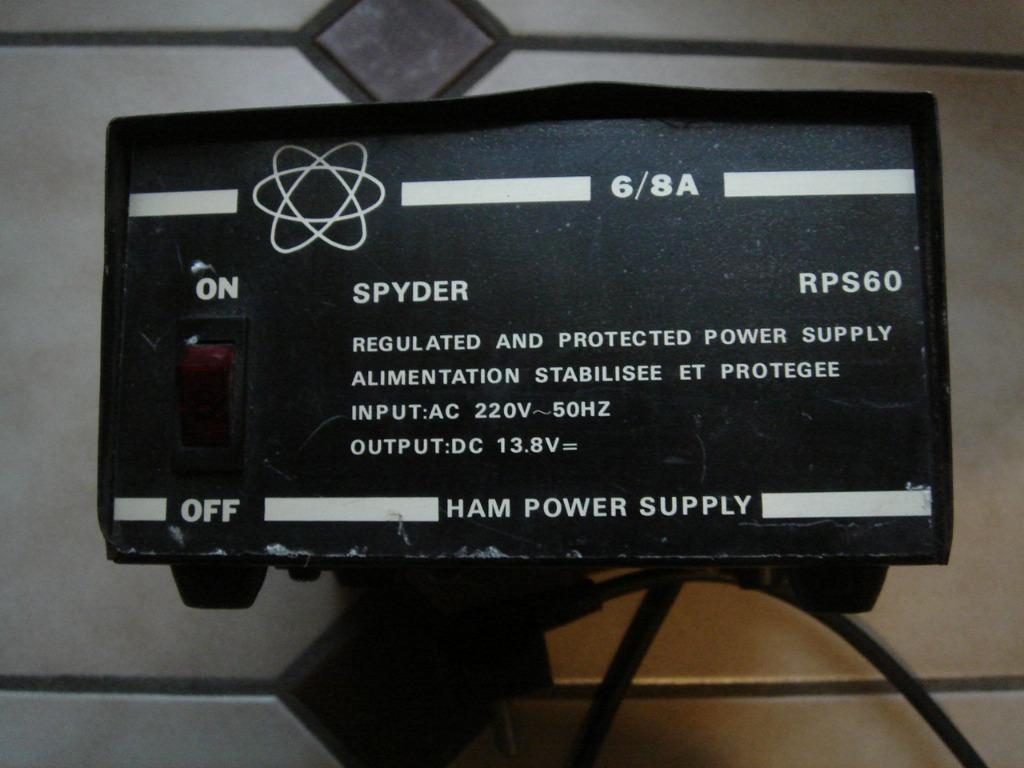 Stroomvoorziening 12 volt 6 ampère continu 8 ampère piek, Ophalen, Gebruikt