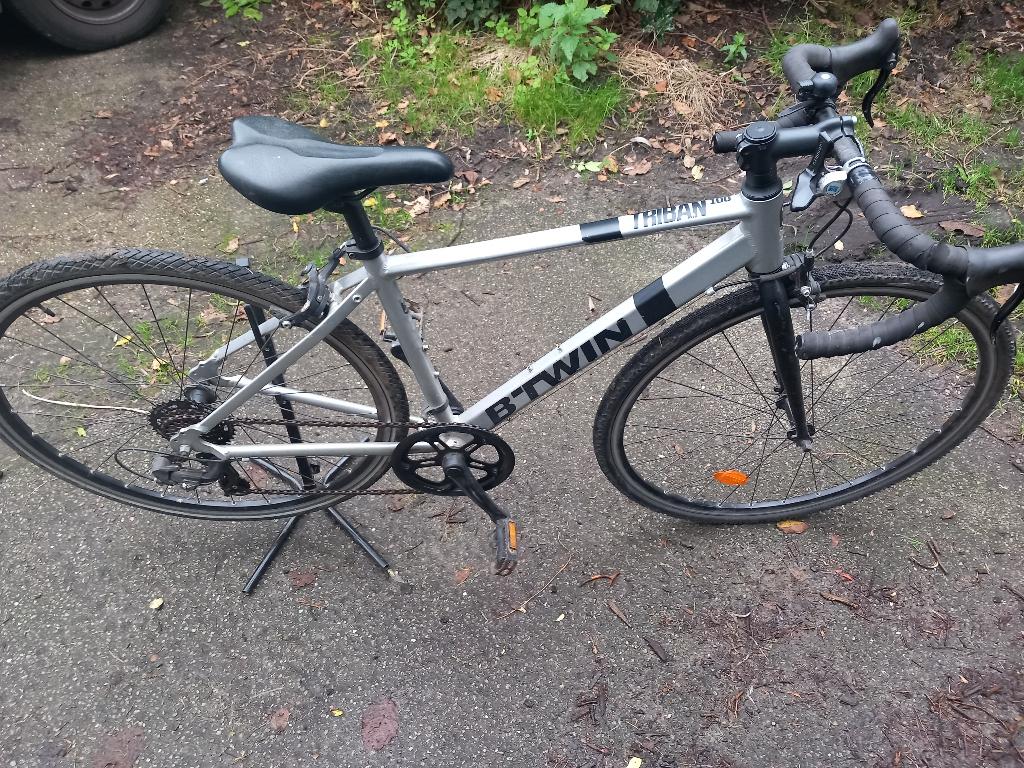 Crossfiets declathon kleine maat, Fietsen en Brommers, Ophalen