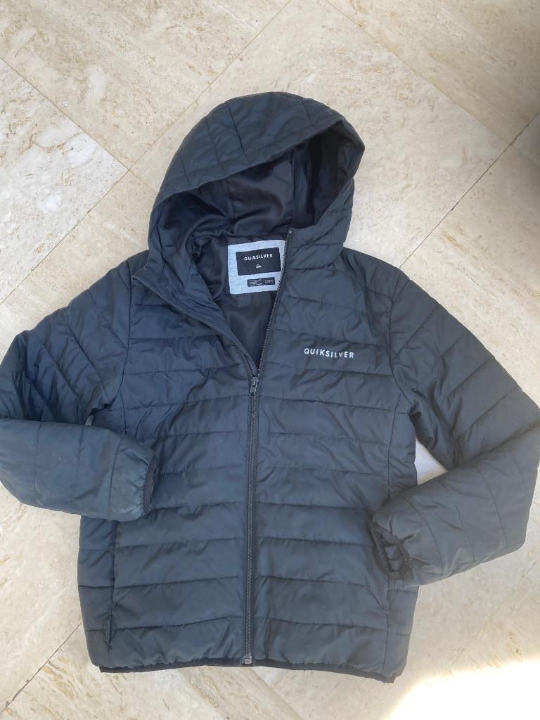 Veste softshell noire QUIKSILVER à capuche de 12 m, Garçon ou Fille, Quiksilver, Enlèvement ou Envoi, Comme neuf