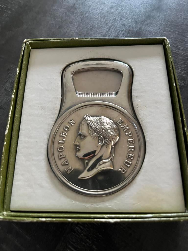 Christofle France Napoleon empereur flessenopener zilver, Ophalen of Verzenden, Zilver