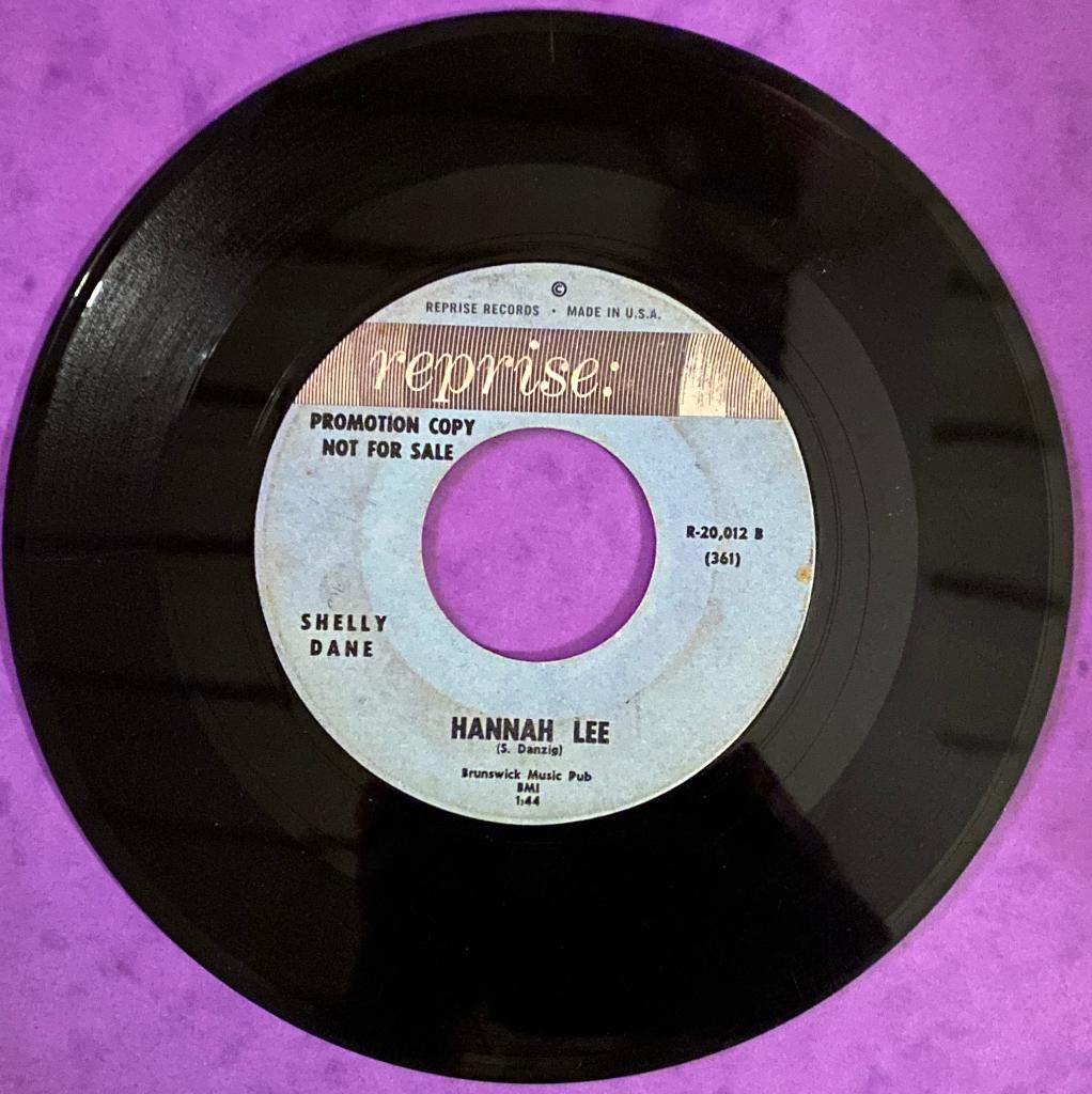 Shelly Dane Hannan Lee  Popcorn Oldies, Single, Utilisé, 7 pouces, R&B et Soul