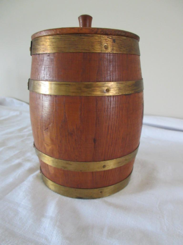 Ancien pot à tabac en bois Schimmelpenninck Marca Selecta, Enlèvement