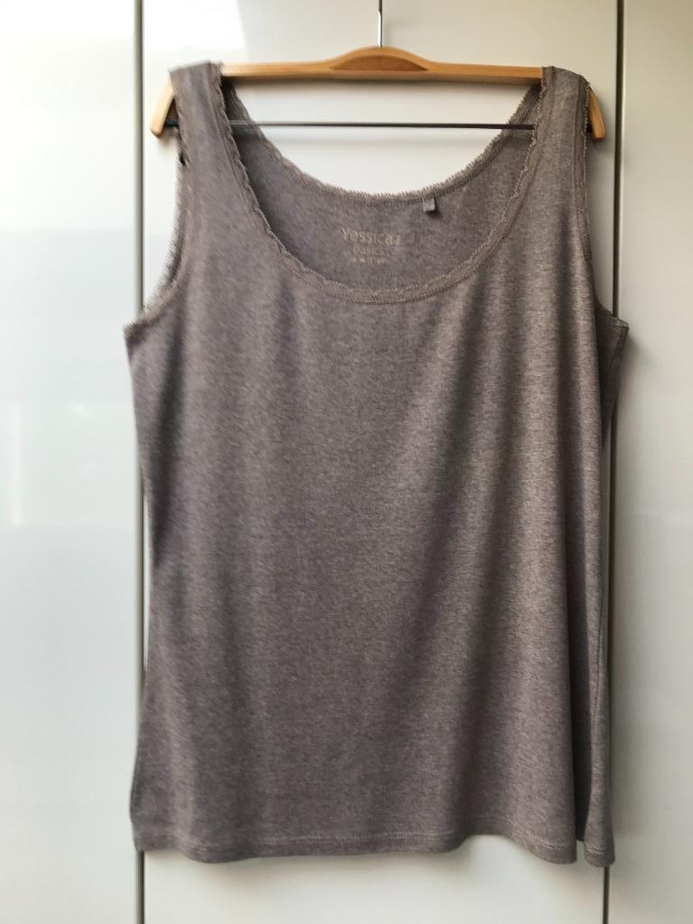 Débardeur beige Yessica Basics - Taille L ---, Enlèvement ou Envoi, Comme neuf, Taille 42/44 (L), Sans manches