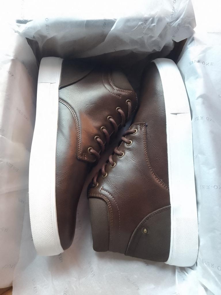 pier one maat 44 bruine leder bottines nieuw in doos, Kleding | Heren, Schoenen, Bruin, Boots, Nieuw, Pier One
