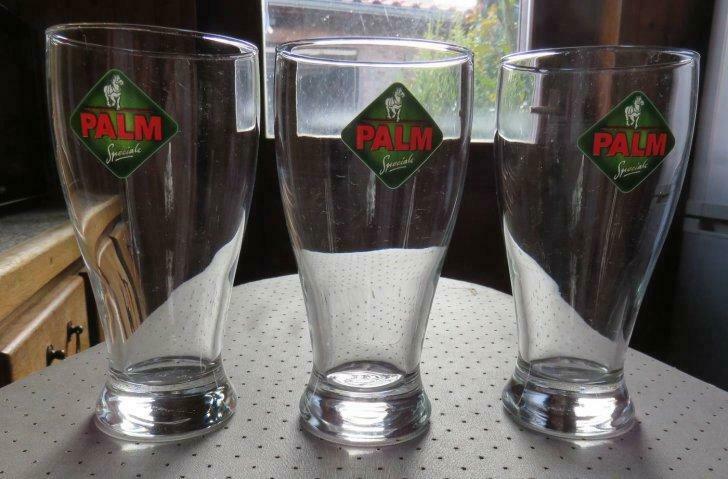 verre biere  palm, Ophalen, Gebruikt
