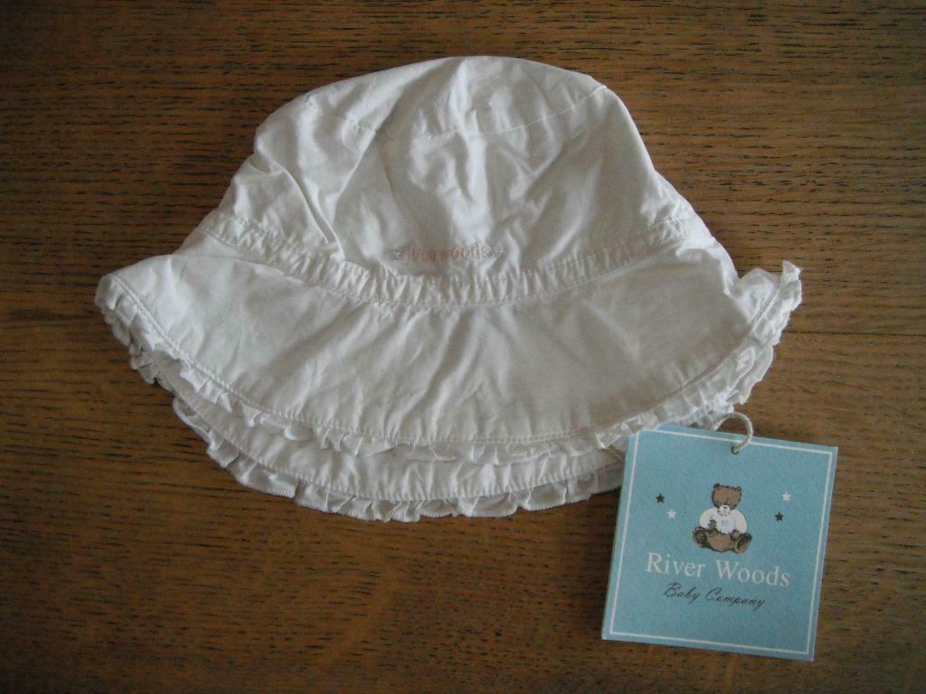 prachtig wit zomerhoedje, merk: Riverwoods, maat: 1, Enfants & Bébés, Vêtements de bébé | Casquettes & Chapeaux, Neuf, River Woods