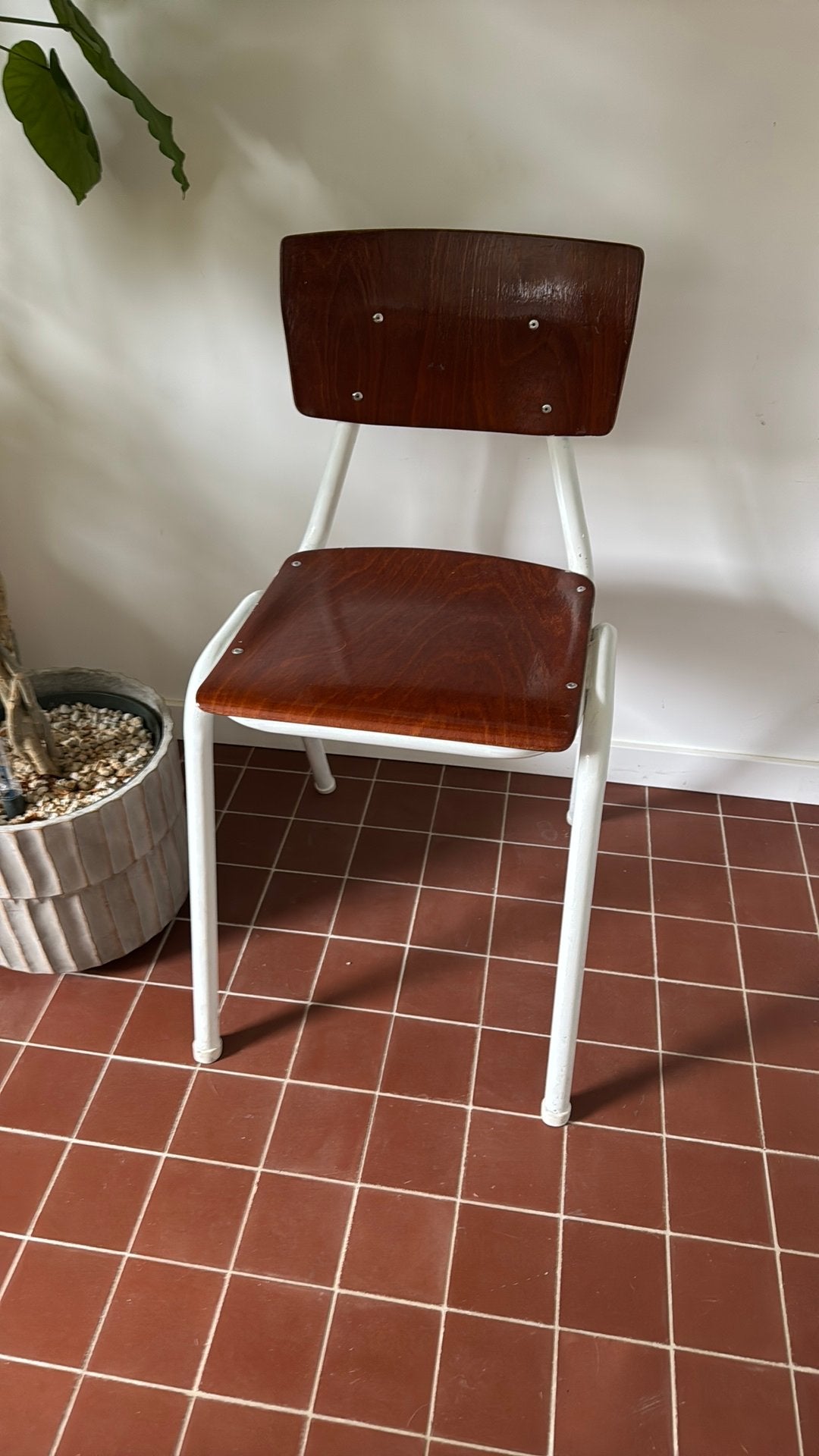 Chaise enfant bois metal, Enlèvement, Comme neuf, Bois