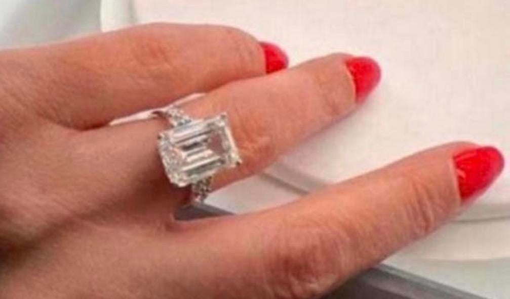 Schitterende 3.38ct Smaragd Diamant Ring 14k Witgoud, Nieuw, Ophalen of Verzenden, 17 tot 18, Met edelsteen