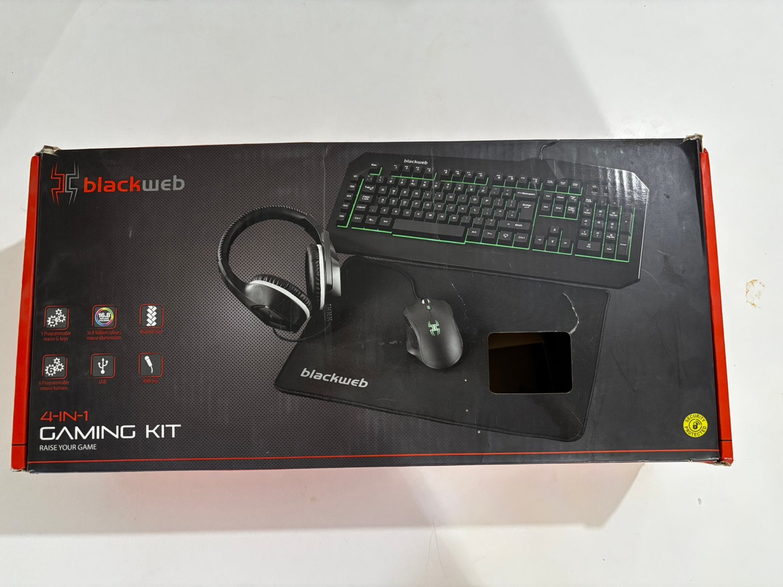 Clavier gaming , Clavier QWERTY de la marque blackweb, Computers en Software, Toetsenborden, Ophalen of Verzenden, Qwerty, Zo goed als nieuw