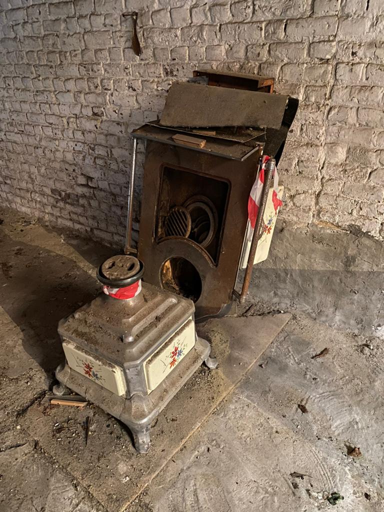Poele de louvain, Enlèvement, Utilisé, Autoportant