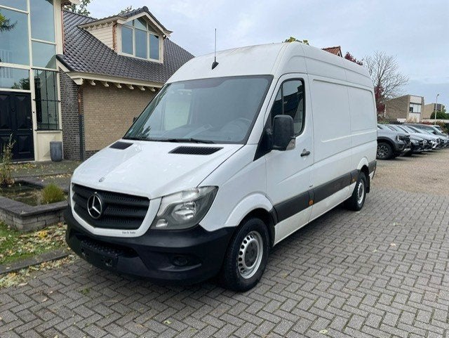 Mercedes-Benz Sprinter 314 CDI L2H2 EURO6 AIRCO, Auto's, Gebruikt, Euro 6, Verwarmde buitenspiegels, Wit