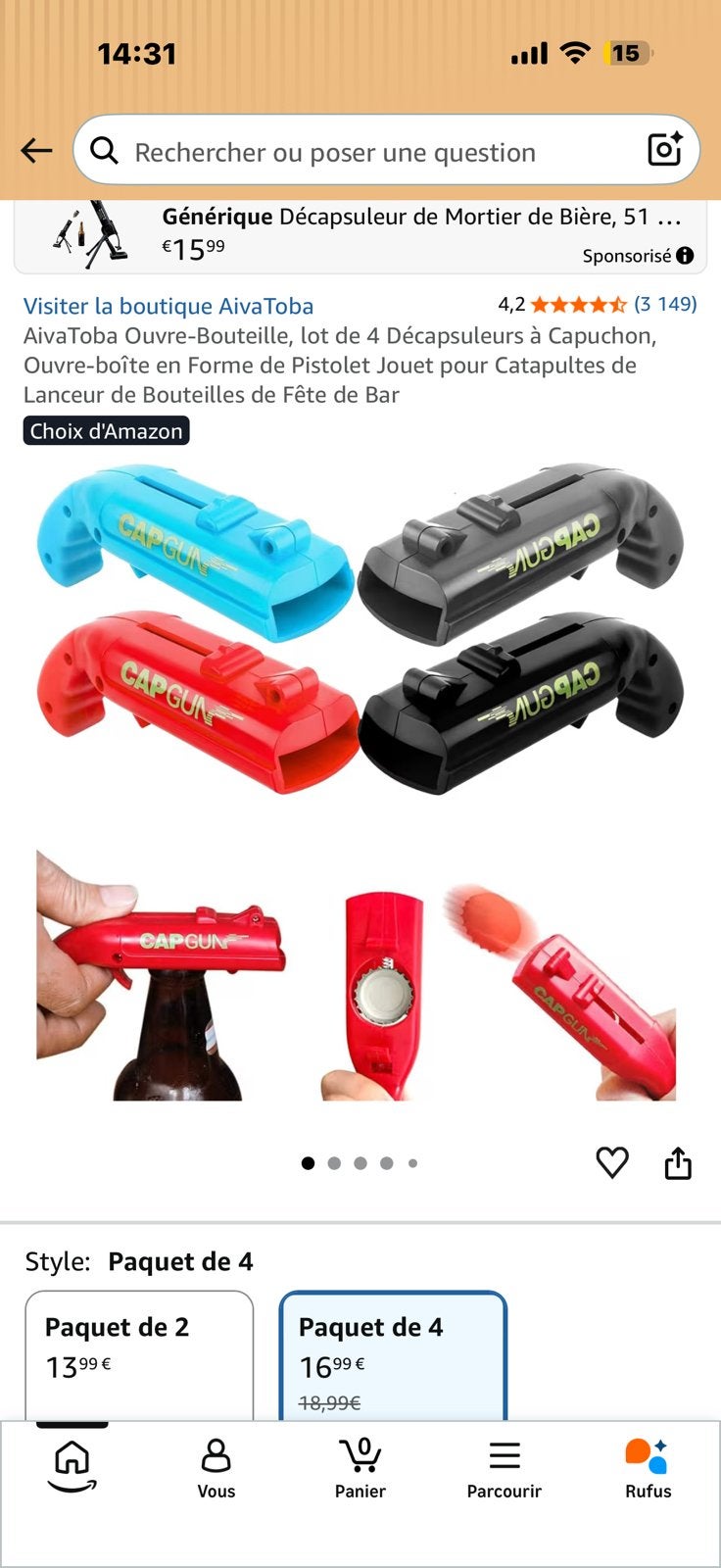 capsupper/cap gun, Huis en Inrichting, Keuken | Keukenbenodigdheden, Ophalen of Verzenden, Nieuw