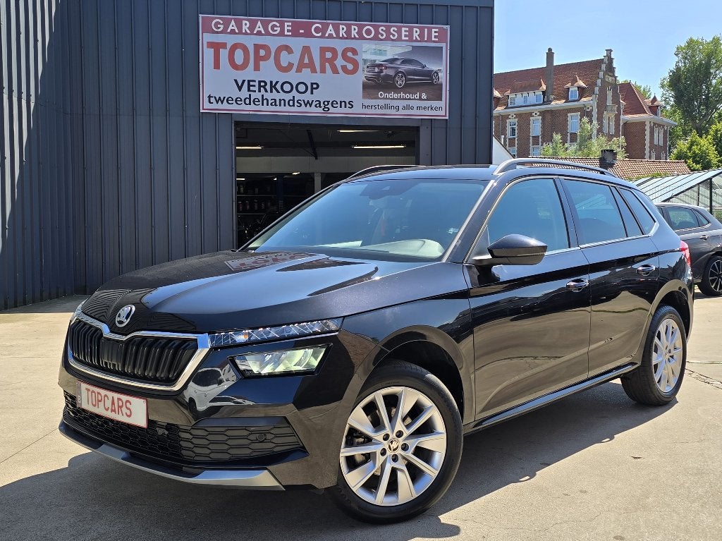 ✔SKODA KAMIQ 1.0 TSI AUTOMATIC 2024 30000 km❗ LED, app-conn, Auto's, Skoda, Stof, Zwart, Bedrijf, 5 zetels